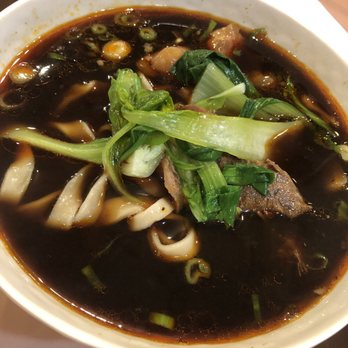 A&J - Spicy beef and tendon noodle soup - Taiwanese Near Me - Annandale, Virginia A&J - Spicy beef and tendon noodle soup - Taiwanese Near Me - Annandale, Virginia