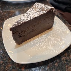 Anthony & Sons Little Italy - I think it was called "Sinful" cake. It's the best gluten-free desert I've ever had. So good, I didn't miss the gluten!