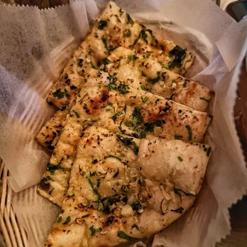 Angel Indian Restaurant  - Garlic Naan - Indian Near Me - Jackson Heights, New York