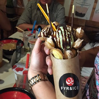 Fyr & Ice - Kim d's waffle ice cream - Ramen Near Me - Coral Springs, Florida