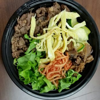 Seoul Kimbap - Bibimbap before mixing - Korean Near Me - Honolulu, Hawaii