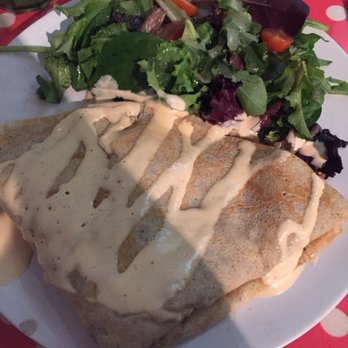 Geppetto Cafe - Chicken and gruyere cheese crepe - Creperies Near Me - Pittsburgh, Pennsylvania Geppetto Cafe - Chicken and gruyere cheese crepe - Creperies Near Me - Pittsburgh, Pennsylvania