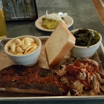 Stubb's Bar-B-Q - Had the minor 2 meat. Ribs were good, pulled pork good. Collards needed a little more season, Mac and cheese just ok.. - Barbeque Near Me - Austin, Texas Stubb's Bar-B-Q - Had the minor 2 meat. Ribs were good, pulled pork good. Collards needed a little more season, Mac and cheese just ok.. - Barbeque Near Me - Austin, Texas
