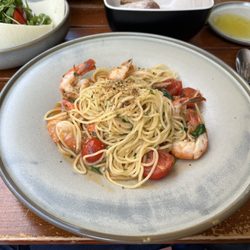 Trattoria Da Pino - Spaghetti with prawns