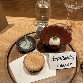KUSAKABE - Birthday wish along with the dessert (1 dessert per person) - Sushi Bars Near Me - San Francisco, California KUSAKABE - Birthday wish along with the dessert (1 dessert per person) - Sushi Bars Near Me - San Francisco, California