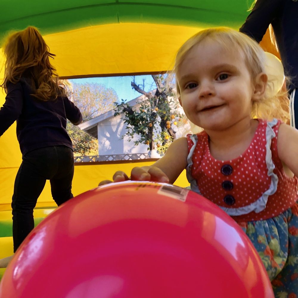 East Valley Bounce - Happy customer on her Birthday - Bounce House Rentals Near Me