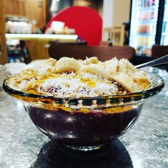 Apple A Day Cafe - Amazing Acai bowl! Get the dragon fruit and add strawberries. - Juice Bars & Smoothies Near Me - Miami Beach, Florida Apple A Day Cafe - Amazing Acai bowl! Get the dragon fruit and add strawberries. - Juice Bars & Smoothies Near Me - Miami Beach, Florida
