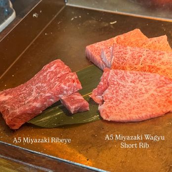 Chubby Cattle - A5 Miyazaki ribeye and short rib - Barbeque Near Me - Pleasanton, California