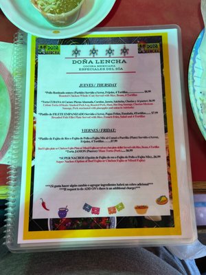 Menu photo 7 Dona Lencha Irving, TX