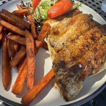 The Boathouse - Blackened trigger sandwich - Seafood Near Me - St Augustine, Florida The Boathouse - Blackened trigger sandwich - Seafood Near Me - St Augustine, Florida