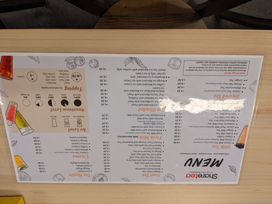 Menu photo 2 Sharetea Marysville, WA Menu photo 2 Sharetea Marysville, WA