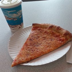 Savarona Pizzeria - Plain slice and Mountain Dew. Get slicey dawg.