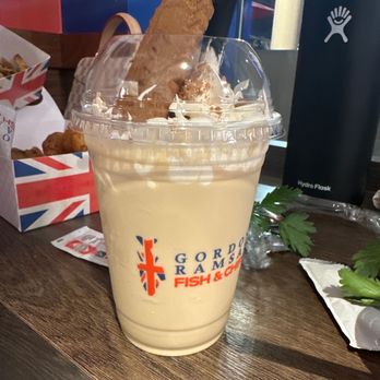 Gordon Ramsay Fish & Chips - Biscoff Shake - Fish & Chips Near Me - Orlando, Florida Gordon Ramsay Fish & Chips - Biscoff Shake - Fish & Chips Near Me - Orlando, Florida