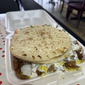 Sam's Gyros - Gyro Platter! W/ extra Pita. - Middle Eastern Near Me - Louisville, Kentucky