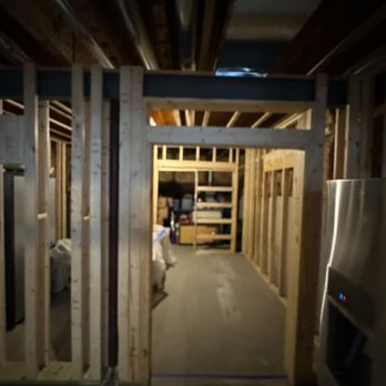 Prestige Handyman Services - framing around load bearing supports and I-beam for a murphy door - Handyman Near Me Prestige Handyman Services - framing around load bearing supports and I-beam for a murphy door - Handyman Near Me