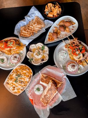 Hummus and Pita by null