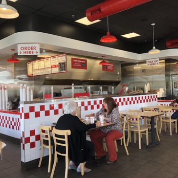 Five Guys - Inside - Burgers Near Me - Petaluma, California