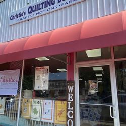 Christie's Quilting Boutique - The exterior of the shop