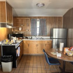 John W. Kyle State Park - Inside cabin, kitchen