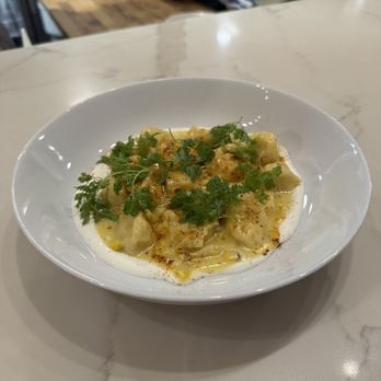 Cento Pasta Bar - Sweet Corn Agnolotti - Italian Near Me - Los Angeles, California Cento Pasta Bar - Sweet Corn Agnolotti - Italian Near Me - Los Angeles, California