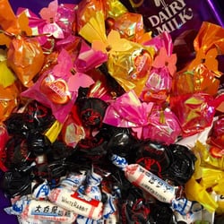 Assorted candies for my bi weekly candy binge!!!! New and many different kinds for upcomming new year!!!