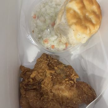 KFC - 1 breast with coleslaw and a biscuit $5 - Fast Food Near Me - West Sacramento, California