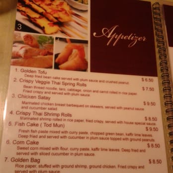 Thai Grata - Menu  as of 4-17-14 - Thai Near Me - San Jose, California