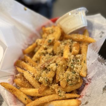 FireHouse Crawfish- Delta Shore - Cajun Garlic Fries - Seafood Near Me - Sacramento, California FireHouse Crawfish- Delta Shore - Cajun Garlic Fries - Seafood Near Me - Sacramento, California