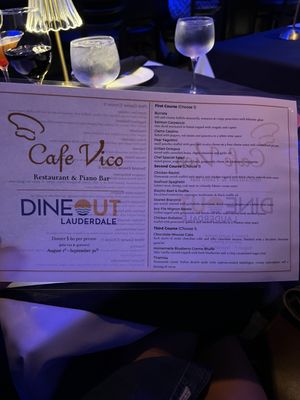 Menu photo 1 Cafe Vico Fort Lauderdale, FL