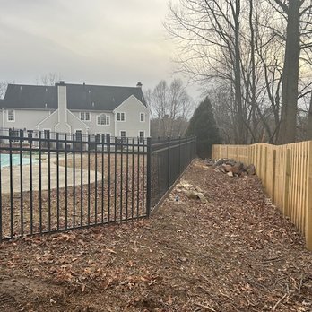Cox & Company Inc Tree and Landscape Services - After picture - we can walk alongside our pool now - Landscaping Near Me - Penn Valley, Pennsylvania