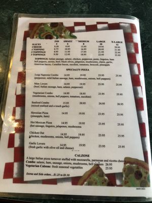 Menu photo 3 Luigi's Pacifica, CA