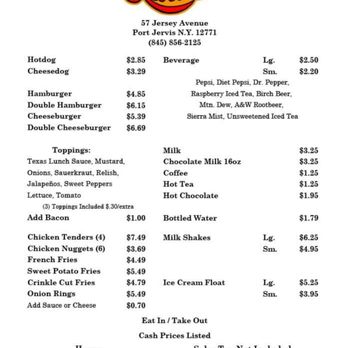 Texas Lunch - Menu 7-2-2024 - Burgers Near Me - Port Jervis, New York Texas Lunch - Menu 7-2-2024 - Burgers Near Me - Port Jervis, New York