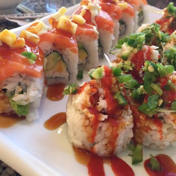 Ninja Sushi - Mango mania and Volcano! My two favorites! - Sushi Bars Near Me - Gilroy, California
