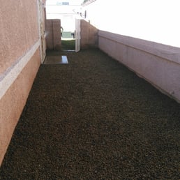 My side yard after Domestic Landscape finished !