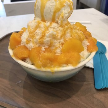 Cafe Auburndale - Mango bingsoo - Coffee & Tea Near Me - Flushing, New York Cafe Auburndale - Mango bingsoo - Coffee & Tea Near Me - Flushing, New York