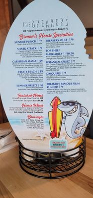 Menu photo 7 The Breakers Restaurant New Smyrna Beach, FL Menu photo 7 The Breakers Restaurant New Smyrna Beach, FL