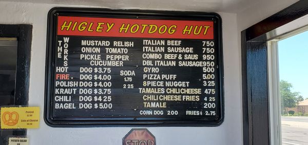 Menu photo 3 Higley Hot Dog Hut Gilbert, AZ Menu photo 3 Higley Hot Dog Hut Gilbert, AZ