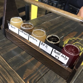 The Garage Brewery - My beer flight! - Breweries Near Me - Chesapeake, Virginia The Garage Brewery - My beer flight! - Breweries Near Me - Chesapeake, Virginia