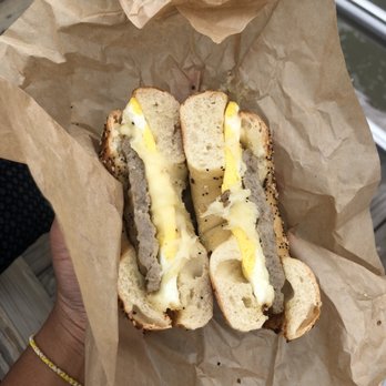 Ruby's Coffeehouse & Eatery - turkey egg and cheese on a bagel - Coffee & Tea Near Me - Oak Island, North Carolina