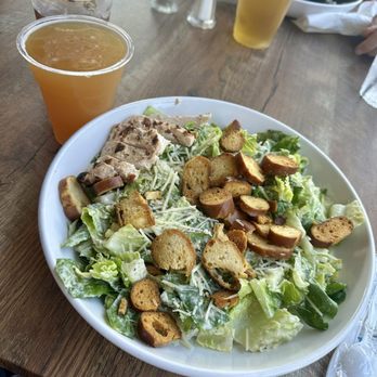 New York Beer Project - Caesar salad and Peach Ring Sour Beer! - Breweries Near Me - Orchard Park, New York