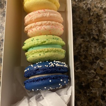 The Cookie Element - Beautifully arranged: Lemon, raspberry, pistachio, and blueberry - Desserts Near Me - Yorba Linda, California