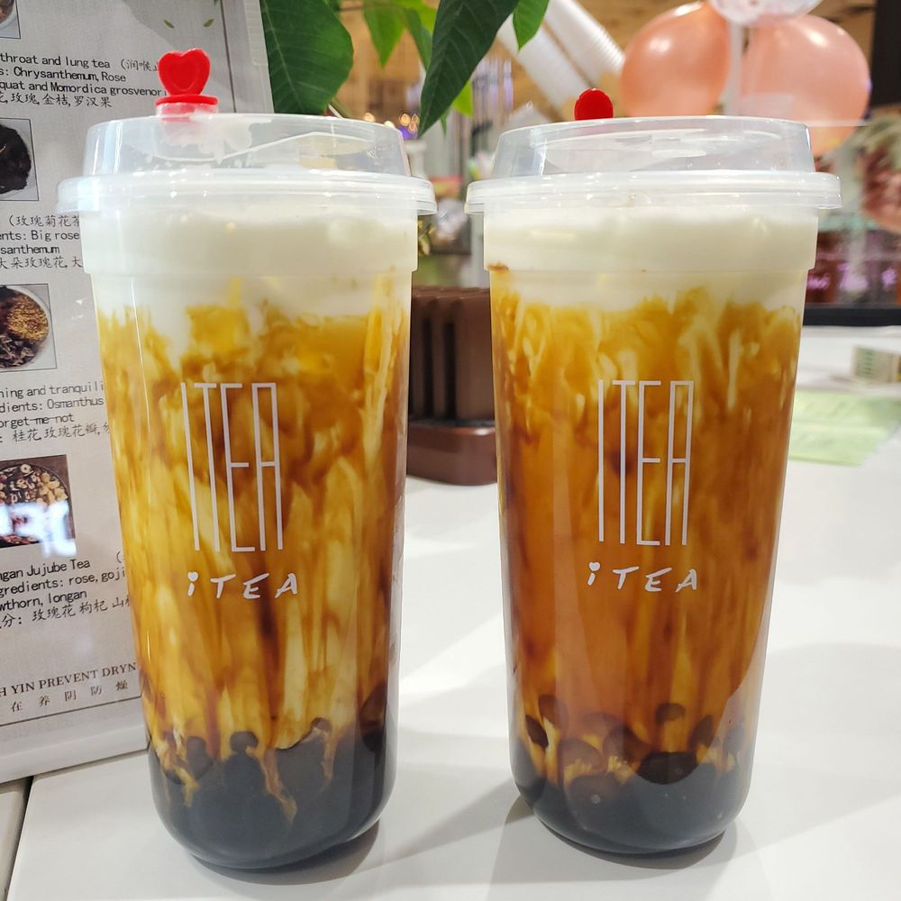 I TEA - tiger sugar milk with brown sugar boba add crystal boba for extra texture - Bubble Tea Near Me - Orlando, Florida I TEA - tiger sugar milk with brown sugar boba add crystal boba for extra texture - Bubble Tea Near Me - Orlando, Florida