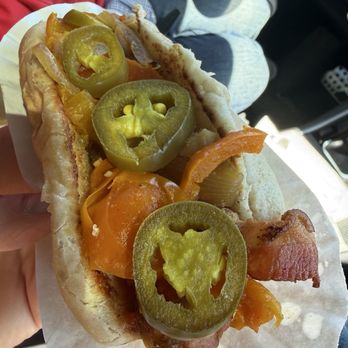 Dogtown - Customer dog from heaven - Hot Dogs Near Me - Milford, Connecticut