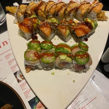 Let's Sushi - red dragon roll, tiger roll, crazy yellowtail roll - Sushi Bars Near Me - Wexford, Pennsylvania Let's Sushi - red dragon roll, tiger roll, crazy yellowtail roll - Sushi Bars Near Me - Wexford, Pennsylvania