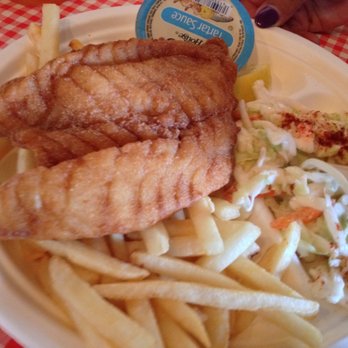 Moby Dick's - Fish n chips and the slaw was very good, coming back again. - Seafood Near Me - Wellfleet, Massachusetts