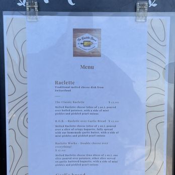 The Raclette Stand - Menu as of 12/14/24. - Food Stands Near Me The Raclette Stand - Menu as of 12/14/24. - Food Stands Near Me