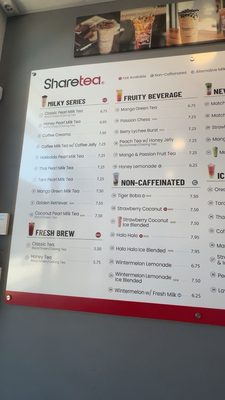 Menu photo 7 Sharetea Pittsburg, CA