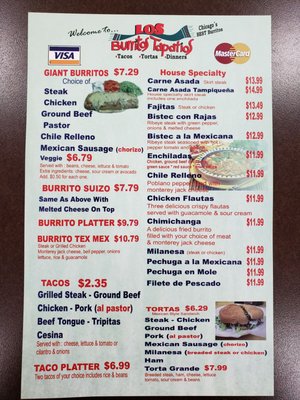 Menu photo 4 Los Burritos Tapatios Glen Ellyn, IL Menu photo 4 Los Burritos Tapatios Glen Ellyn, IL