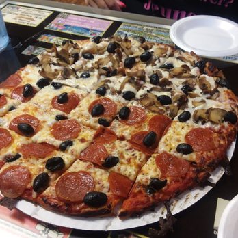 Pizza Connection - This is thin crust pizza. - Pizza Near Me - Auburndale, Florida Pizza Connection - This is thin crust pizza. - Pizza Near Me - Auburndale, Florida