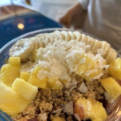 Playa Bowls - So yummy! Better eaten at the store than takeout :( Maine styrofoam would be best for to go orders??